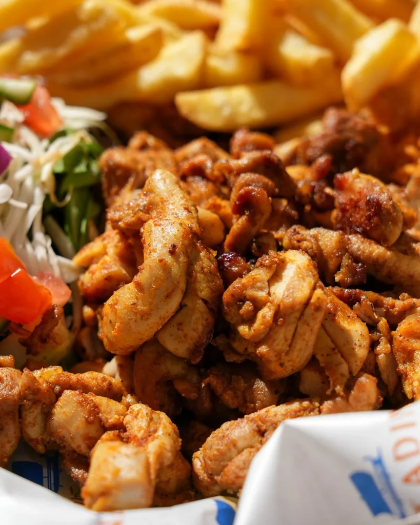 Assiette pitadine chawarma