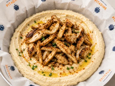 Houmous chawarma